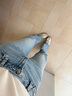 Calvin KleinJeans【復(fù)刻90系列】25春夏新款女士ck淺色直筒牛仔褲47B908G W99-牛仔淺藍(lán) 26 曬單實(shí)拍圖