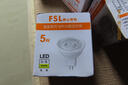 佛山照明（FSL）LED燈杯220V MR16插腳燈泡射燈 5W 暖黃光 3000K 曬單實拍圖