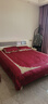 意大利140支長(cháng)絨棉紅色高檔婚慶全棉四件套別墅結婚純棉床上用品4 米拉爾奇(酒紅)四件套 1.8米床單款適合被套200*230cm 曬單實(shí)拍圖