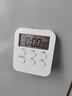 多功能桌面電子學(xué)習(xí)計(jì)時(shí)器ins風(fēng) 新款可靜音鬧鐘時(shí)鐘計(jì)時(shí)學(xué)生考試 云朵白 底座款（電池+多功能） 干電池 曬單實(shí)拍圖