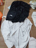 安踏運動(dòng)套裝男夏季男士薄款速干跑步運動(dòng)服冰絲短袖t恤籃球短褲 【冰絲速干套裝】純凈白/基礎黑 XL（短袖+短褲）【適合145-160斤】 曬單實(shí)拍圖