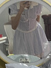 棉致茶歇法式襯衫連衣裙女夏季2025新款小個(gè)子學(xué)院風(fēng)甜美初戀清純短裙 8055圖片色【高品質(zhì)43.5】 L 110-125斤 曬單實(shí)拍圖