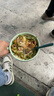 萬(wàn)佳臻手柄碗ins風(fēng)陶瓷碗家用帶把手烤碗水果沙拉碗莫蘭迪焗飯烘焙餐具 抹茶綠-日式豎紋手柄碗 曬單實(shí)拍圖
