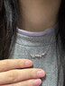 凰飾麗（PHOENIXSILY）銀杏葉項鏈女足銀鎖骨鏈新款輕奢紀念日生日禮物送女生女友老婆 「杏」許今生【京倉直發(fā)】 曬單實拍圖