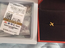 賽菲爾黃金耳飾足金999.9女迷你養耳棒卡通耳釘 飛機約0.35克 單支售賣(mài)  曬單實(shí)拍圖
