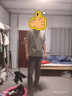 馬登工裝美式高街水洗做舊牛仔褲灰色直筒微錐蘿卜褲休閑長褲子男夏秋 水洗灰 34 曬單實拍圖