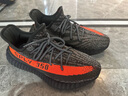 阿迪達斯Yeezy350夏日透氣椰子男女休閑鞋HQ7045 38 曬單實(shí)拍圖