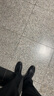 意爾康意爾康男鞋閏六月送禮鏤空休閑皮鞋通勤商務打孔鞋 53429W黑色42 曬單實拍圖