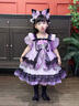 G.DUCKKIDS庫(kù)洛米衣服女童兒童連衣裙夏季洛麗塔公主裙生日裙子春秋圣誕服裝 吊帶裙+發(fā)箍 夏季 130 建議身高120-130cm7-8歲 曬單實(shí)拍圖