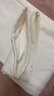 森馬（Semir）休閑褲女冬發(fā)熱抑菌抓絨抽繩衛褲分割寬松2025新款百搭闊腿褲 奶白10536 L 曬單實(shí)拍圖