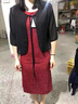 皮爾卡丹（pierre cardin）披肩配裙子新款女外搭坎肩雪紡開衫夏季防曬衣短款薄款外披小外套 黑色披肩 XL 建議90-115斤 曬單實(shí)拍圖
