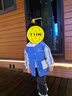 巴拉巴拉寶寶外套男童上衣兩件套時(shí)尚休閑可愛(ài)萌趣保暖一衣三穿潮 藍色調00388 100 曬單實(shí)拍圖