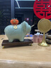 檀花美發(fā)財招財豬陶瓷擺件小豬諸事大吉家居裝飾開(kāi)業(yè)喬遷新居吉祥物禮物 諸事順遂+招財進(jìn)寶+底座-白色 曬單實(shí)拍圖