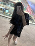 美式復(fù)古蝴蝶結(jié)潮流短袖T恤女2025新款夏季寬松設(shè)計感半袖上衣服 黑色 M 曬單實拍圖