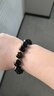 普陀山【正品保真】黑曜石手串男士925銀本命年轉(zhuǎn)運珠生日禮物 【羊猴/大日如來】烏金黑曜石 12mm 曬單實拍圖
