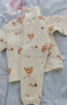 童泰（TONGTAI）嬰兒內衣套裝秋冬寶寶肩開(kāi)高腰兒童衣服TS43J198-DS橘色90cm 曬單實(shí)拍圖