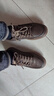 木林森男鞋秋冬新款休閑鞋子男士百搭商務(wù)板鞋戶(hù)外廚師鞋豆豆鞋 棕色41 曬單實(shí)拍圖