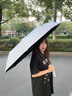 WCZ德國高顏值漸變雨傘全自動太陽傘防曬防紫外線女晴雨兩用加固暴雨 漸變冰桃粉【升級加固骨架+加強防水】晴雨兩用 曬單實拍圖