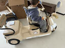 夢(mèng)多福兒童電動(dòng)摩托車(chē)三輪遙控玩具車(chē)可坐雙人寶寶0-12歲小孩一周歲禮物 奶油咖【12V+雙驅+遙控+大座椅】 男孩生日禮物女孩3-6歲 曬單實(shí)拍圖