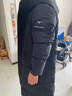 美津濃（MIZUNO）男女同款羽絨服24冬款運動休閑保暖鵝長款白鵝絨羽絨服K2CN44A7 黑色-09 L 曬單實拍圖