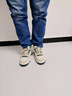 森馬男鞋2025春季新款高幫板鞋男士時(shí)尚百搭潮流青少年休閑運動(dòng)鞋輕便 灰綠 41 曬單實(shí)拍圖