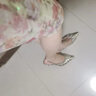 思加圖2025春季褶金鞋奶油鞋高跟鞋女涼鞋EA215AH5 香檳金 35 曬單實(shí)拍圖