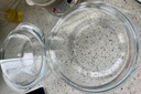 格娜斯雙耳透明耐熱玻璃碗大號帶蓋微波爐專(zhuān)用碗湯碗面碗沙拉碗餐具1.5L 曬單實(shí)拍圖