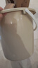 茉茗水桶臉盆倆件套學生宿舍洗衣桶手提式加厚組合裝洗澡桶清潔桶 【米色】組合裝-雙耳臉盆+水桶 曬單實拍圖