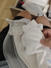 京東京造【純棉100%】6雙男式短襪10A抗菌休閑透氣襪子男夏季 白 曬單實拍圖