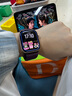 Apple/蘋果 Watch Series 10 智能手表GPS款42毫米玫瑰金色鋁金屬表殼梅子色回環(huán)式運(yùn)動(dòng)表帶MX1X3CH/B 曬單實(shí)拍圖