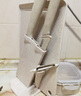 拜格 【5件套】不銹鋼家用廚房刀具組合套裝家用水果刀菜刀菜板套裝 米色刀具5件套 曬單實拍圖