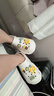 鉑吶苓 洞洞鞋EVA女加厚底增高夏季外穿包頭防滑不易臭卡通網(wǎng)紅沙灘涼鞋 【芝士奶酪】37-38 曬單實(shí)拍圖
