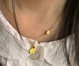 潮宏基 星星5G黃金項鏈女足金套鏈頸飾輕奢高級感送女友生日禮物 計價(jià) 3.15g 鏈長(cháng)約42cm+延長(cháng)鏈 曬單實(shí)拍圖