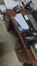 富禾實(shí)木辦公桌員工電腦桌老板桌多人工位書(shū)桌家用學(xué)習寫(xiě)字桌子 【五抽一柜】120cm胡桃色 曬單實(shí)拍圖