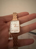 丹尼爾惠靈頓（DanielWellington）DW手表女簡約時尚手表冰川白星辰手鏈小方表七夕禮物DW00100620 曬單實拍圖
