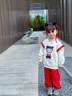 G.DUCKKIDS小黃鴨童裝哪吒衣服女童套裝夏季2025新款兒童夏裝小女孩短袖短褲 圖片色 100 建議2~3歲【 90-100cm】cm 曬單實(shí)拍圖