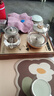 越一通用茶邊框 茶爐實木框架燒水壺泡茶專用底座茶座框37*20 茶座框 竹邊框 曬單實拍圖