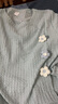 歐洛黛短袖t恤女2025夏季新款寬松遮肉顯瘦減齡洋氣時(shí)尚百搭上衣女 藍色 L 建議105-120斤左右 曬單實(shí)拍圖