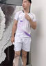 尚帛錦羽毛球服套裝速干透氣短袖球衣男女羽毛球訓練服排球運動(dòng)隊服定制 1820男款白色+2105白短褲 均碼 團購/個(gè)性定制請聯(lián)系客服 曬單實(shí)拍圖