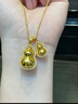 周六福黃金耳釘女星夢少女心足金999生日禮物計價A0912000一對約1.36g 曬單實拍圖