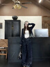 PMOG牛仔套裝女2025秋季明線(xiàn)設計氣質(zhì)收腰外套高腰牛仔長(cháng)褲兩件套女 藍色牛仔上衣+藍色牛仔褲【套裝】 S 【80-95斤】 曬單實(shí)拍圖