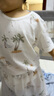 童泰寶寶秋衣套裝夏季純棉嬰兒空調(diào)服內(nèi)衣男女兒童睡衣秋褲家居服提花 藍(lán)色 110 （無肩扣） 曬單實(shí)拍圖