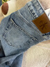 Calvin KleinJeans【復刻90系列】25春夏新款女士ck淺色直筒牛仔褲47B908G 曬單實拍圖