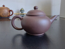 宏中宏中《希有泥料》湖釜紫茄泥泡黑茶紫砂壺全手工水平壺家用泡茶壺 正宗黃龍山老紫泥水平-老紫泥 150cc 曬單實拍圖