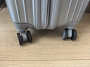 愛華仕行李箱20英寸男小型拉桿箱旅行箱女密碼箱飛機登機箱6182 太空銀 曬單實拍圖