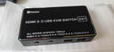 畢亞茲 HDMI2.0 KVM切換器視頻切屏二進一出4K/60Hz 共享USB打印機鍵盤鼠標 電腦接電視顯示器分屏器 曬單實拍圖