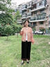 慕姝媽媽秋裝氣質(zhì)小香風(fēng)外套中老年貴夫人時(shí)尚上衣女春秋洋氣短款風(fēng)衣 橘色 2XL 建議110-125斤左右 曬單實(shí)拍圖