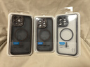 ROCK適用蘋果16Promax手機(jī)殼iPhone16Promax保護(hù)套Magsafe磁吸防摔鏡頭全包精孔硅膠不粘指紋男女灰色 曬單實(shí)拍圖