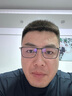 HUGO BOSS雨果博斯眼鏡框男士商務(wù)方框鈦合金近視眼鏡架可配度數(shù)鏡片 1226 003 黑銀色 單鏡框 曬單實拍圖