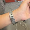 表帶哥適用蘋(píng)果手表表帶apple watch s10夏天夏季透氣女款iwatchs9/11/8/7/se2/1/3小蠻腰手鏈條式女士銀 曬單實(shí)拍圖